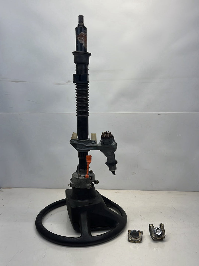 1986-1993 Volvo 240 244 Steering Wheel Column w/ Key + Door Lock Set OEM #5538EM