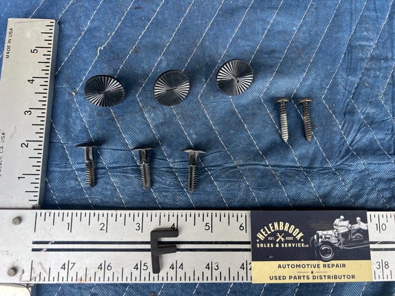 1986-1993 Volvo 240 244 245 Door Card Waffle Button Clip Hardware OEM #4419EM