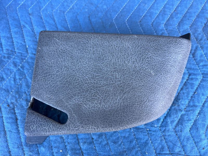 1986-1993 Volvo 240 244 *Sedan Only* Rear Seat Belt Trim Pair Gray OEM #4515EM
