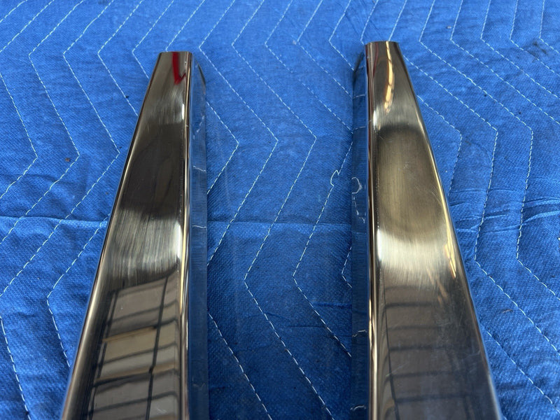 1998-2003 Jaguar XJR XJ8 X308 Left & Right B Pillar Trim Pair Exterior OE #4688E