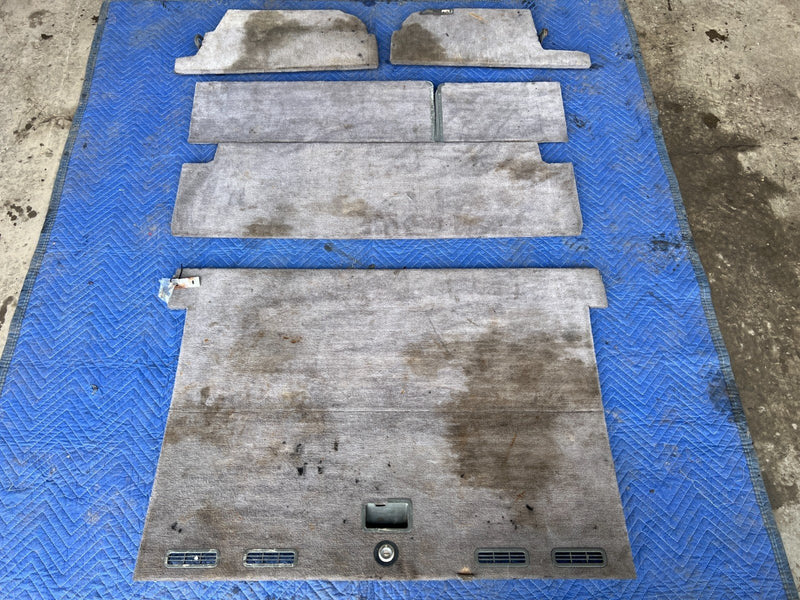 1992-1995 Volvo 940 740 Wagon Rear Trunk Floor Carpet Panel Set OEM #3268EM
