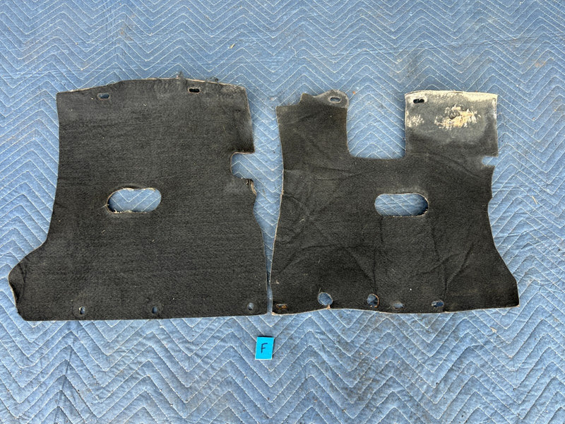 1986-1993 Volvo 240 244 245 Footwell Lower Dash Insulator Panel Pair OEM #4145EM