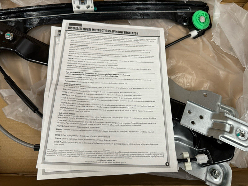 2010-2011 Chevy Equinox GMC Terrain Front Right Window Regulator NEW 721 #3424E