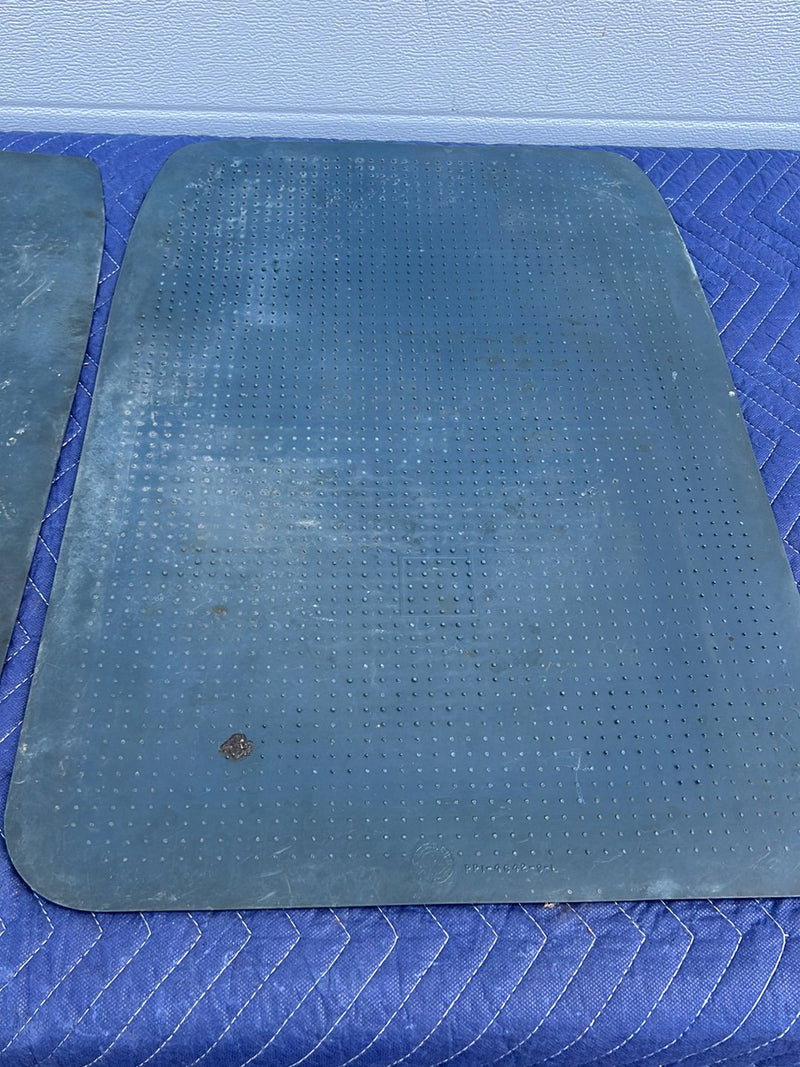 1988-1998 Chevrolet Silverado GMC OBS Right Left Floor Mat Pair Blue OEM #5506EM