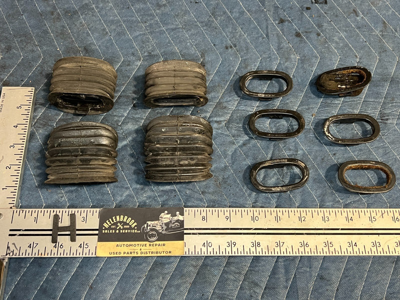 1986-1995 Mercedes 300D W124 Door Jam Wiring Boot Cover Set of 4 OEM #2808EM
