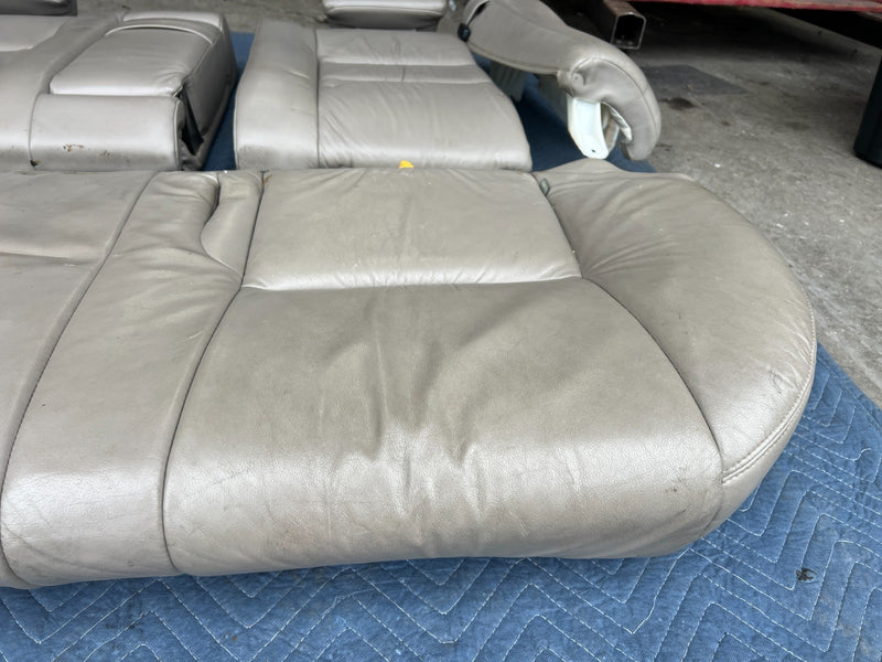2002-2006 Toyota Camry Complete Rear Seat Assembly Beige Leather OEM #5007EM