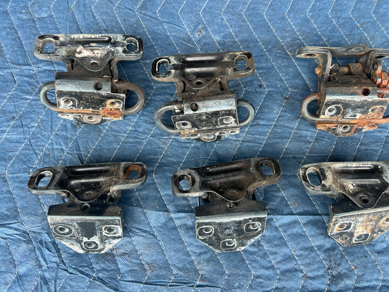 1992-1995 Volvo 940 740 LH & RH Front Rear Door Hinge Full Set of 8 OEM #3206EM