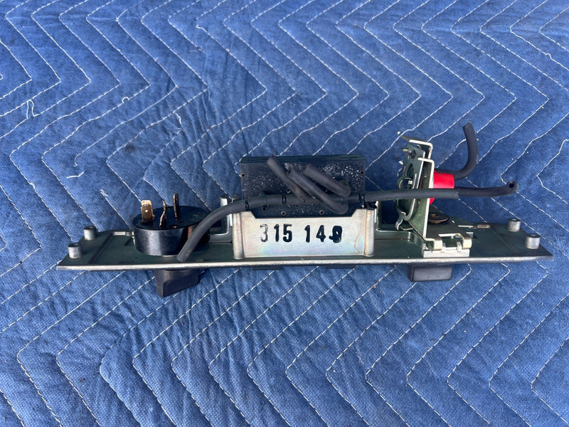 1967-1974 Volvo 140 142 Dash A/C Heat Climate Control Switch Panel OE #4906EM