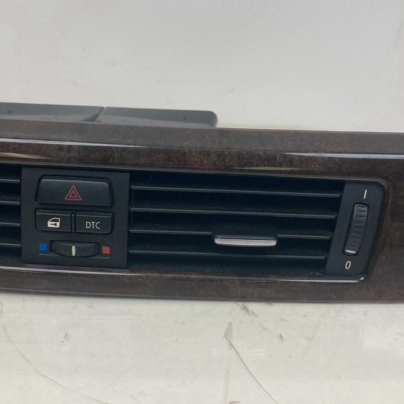 2009-2011 BMW 328i E90 Dash Vent Set Wood Veneer Trim 7132851 OEM #4777M