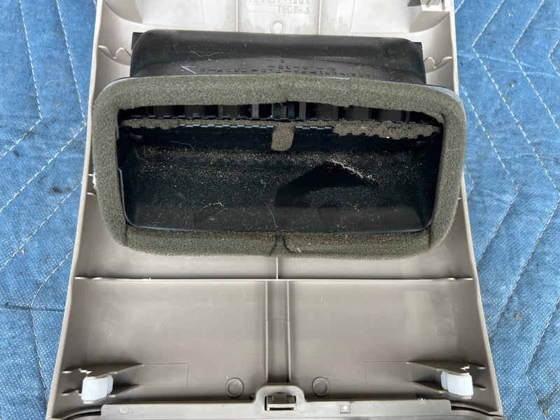 2002-2006 Toyota Camry Rear Center  Vent Console & Trim Bezel  Tan OE #73DU