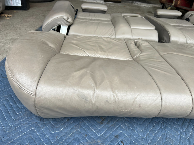 2002-2006 Toyota Camry Complete Rear Seat Assembly Beige Leather OEM #5007EM