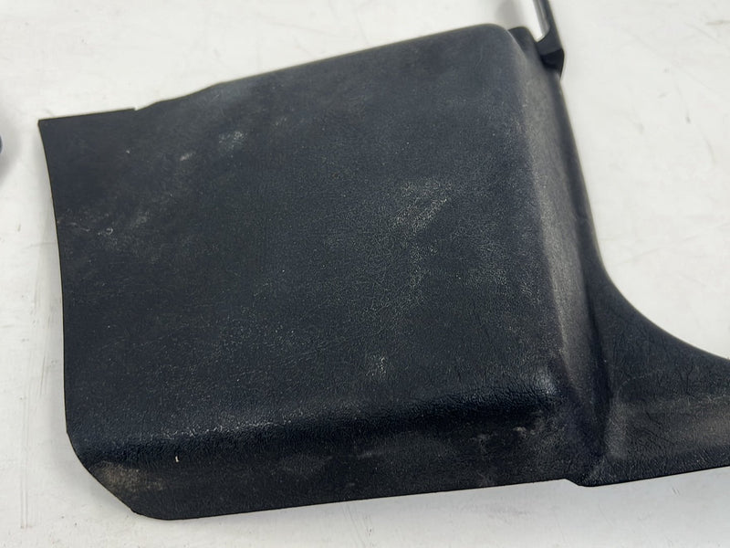 1990-1992 Volvo 740 745 Right & Left Kick Panel Trim Pair Black OEM #5725EM