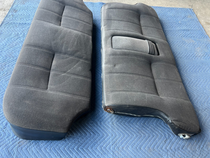 1986-1993 Volvo 240 245 *Wagon Only* Rear Bench Seat Black Cloth OEM #4139EM