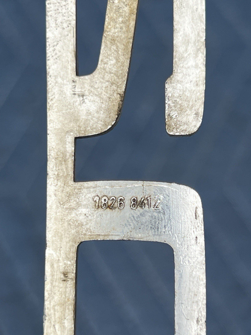 1977-1983 BMW 2002 Ti 18268412 E21 3 Series Rear Badge Emblem Chrome OEM #3883M