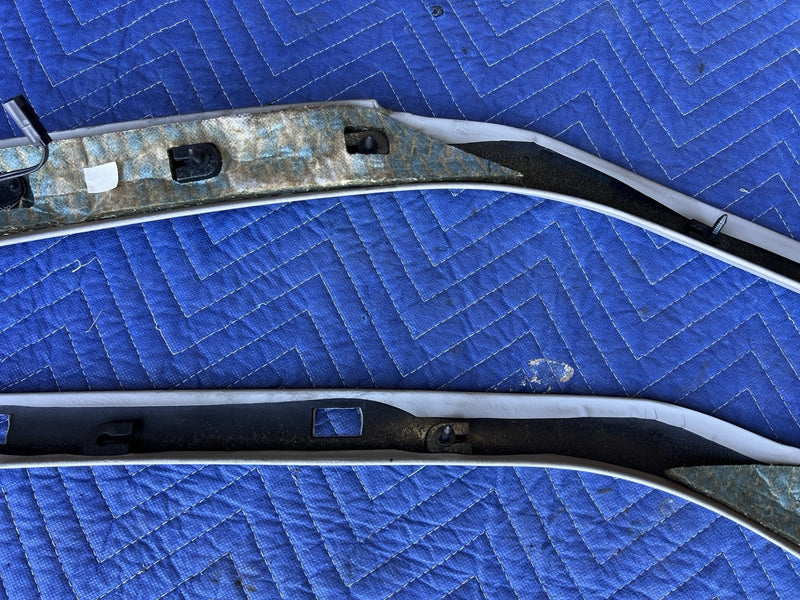 1998-2003 Jaguar XJR XJ8 X308 Front Left & Right A Pillar Trim Gray OEM #4655E