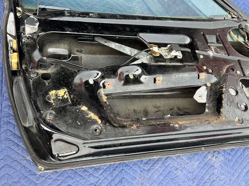 1983-1985 Porsche 944 Front Driver Left Door Assembly Black OEM #5721EM