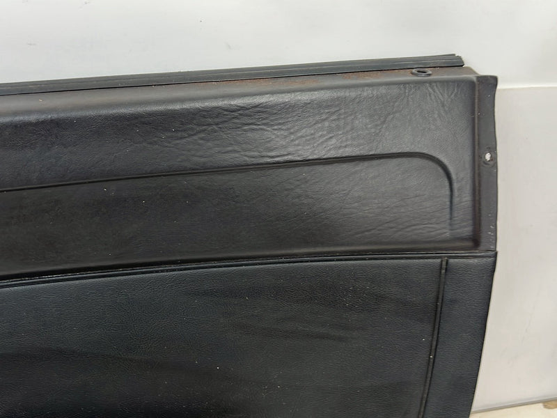 1983-1985 Porsche 944 Left + Right Door Card Panel Pair Black OEM #5706EM