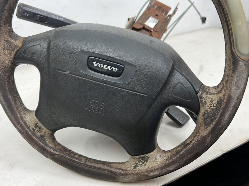 1998-2000 Volvo V70 Steering Wheel Column w/ Ignition, Key & Stalks OEM #6055EM