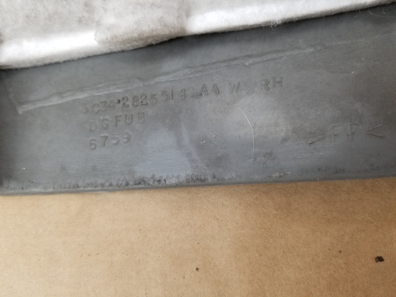 2005-2007 Ford F-350 F350 Rear Passenger RH Door Window Surround Trim OEM #673CN