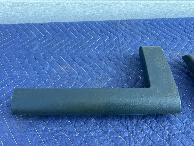 1988-1994 Chevrolet Silverado GMC 1500 Lower Dash End Trim Blue Pair OEM #5513EM