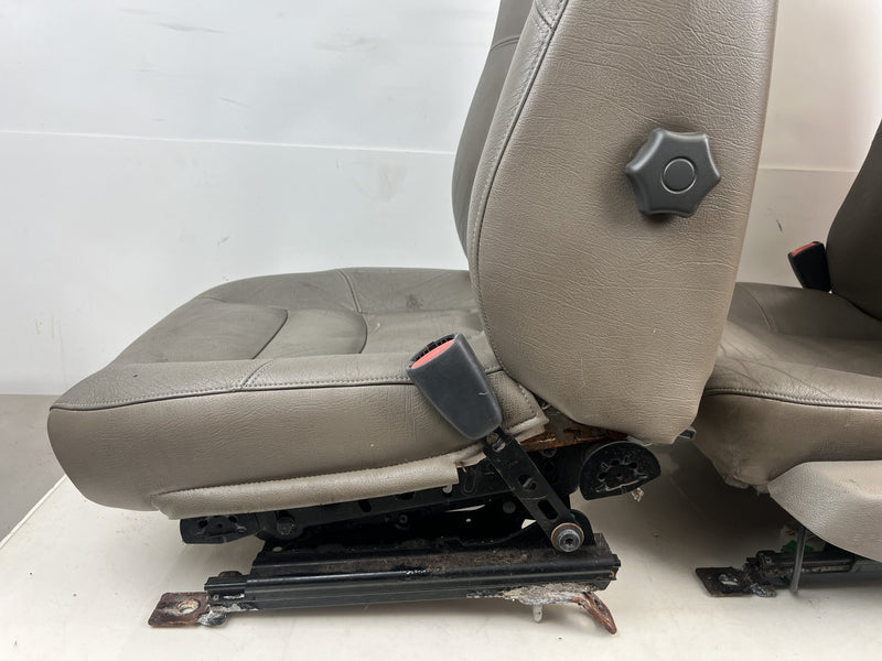 1998-2000 Volvo S70 V70 XC Gray Leather Power Front Left & Right Seat OE #6912EM