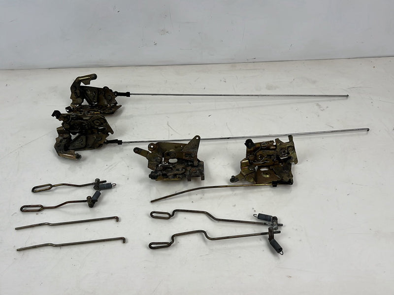 1986-1993 Volvo 240 244 Door Lock Latch Actuator w/ Linkage Rods Set of 4 OEM #5583EM