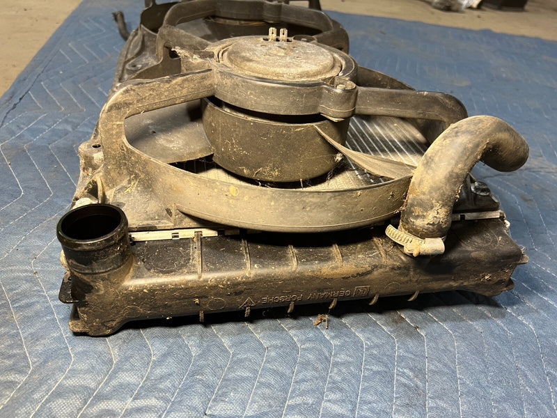 1983-1985 Porsche 944 Radiator & Cooling Fan Stack Pair Assembly OEM #2498EM