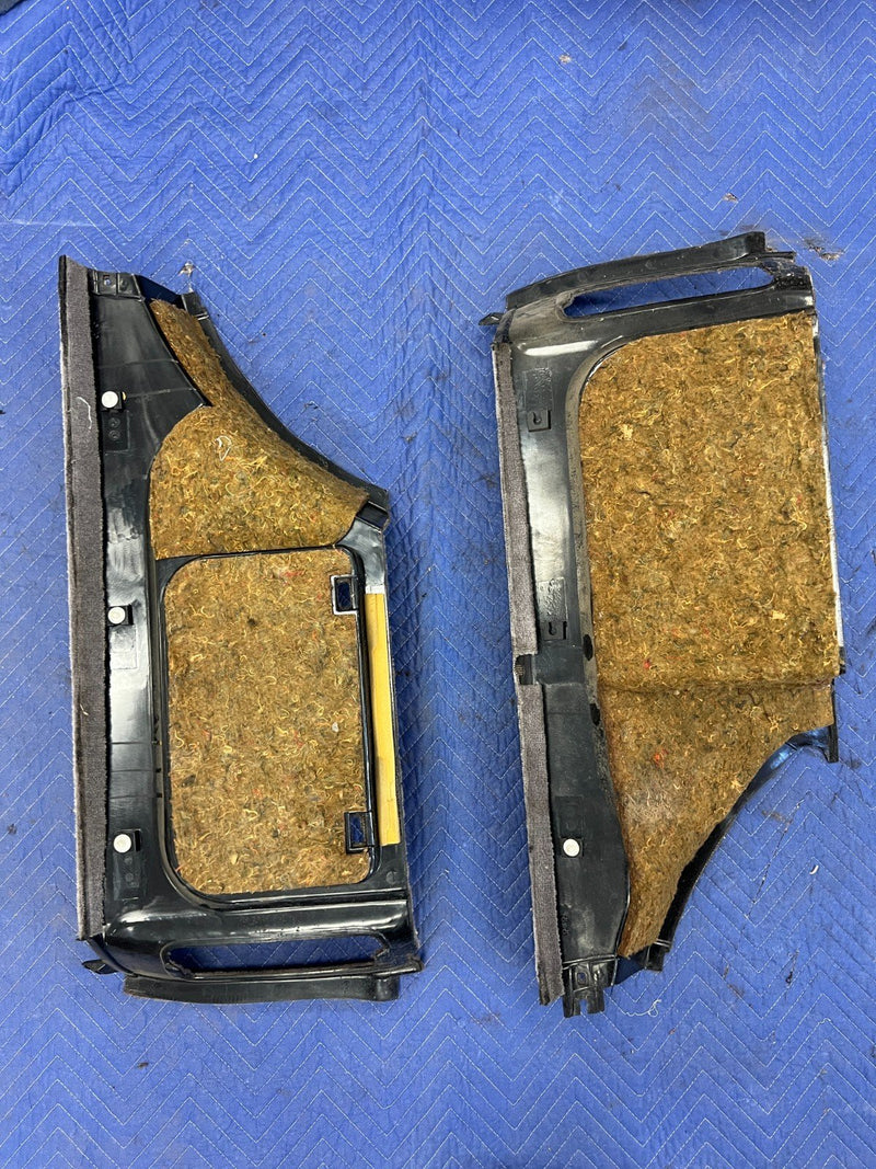 1992-1995 Volvo 940 740 Wagon Only Rear Carpet Side Panel Set Gray OEM #3198EM