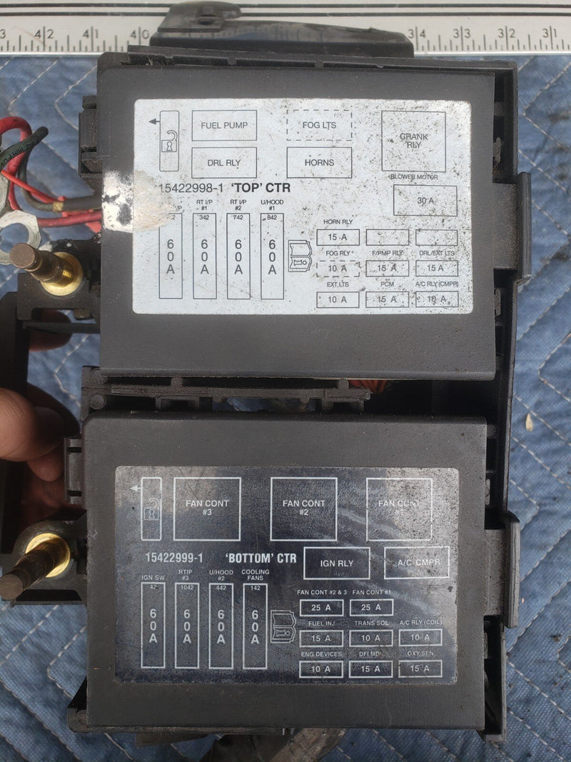 2000-2005 Chevy Impala Main Relay Fuse Box Module 15422998-1 OEM #1923CN
