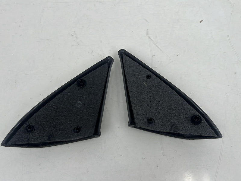 1998-2000 Volvo V70 S70 Right & Left Interior Corner Mirror Trim Pair Black OEM #6296EM