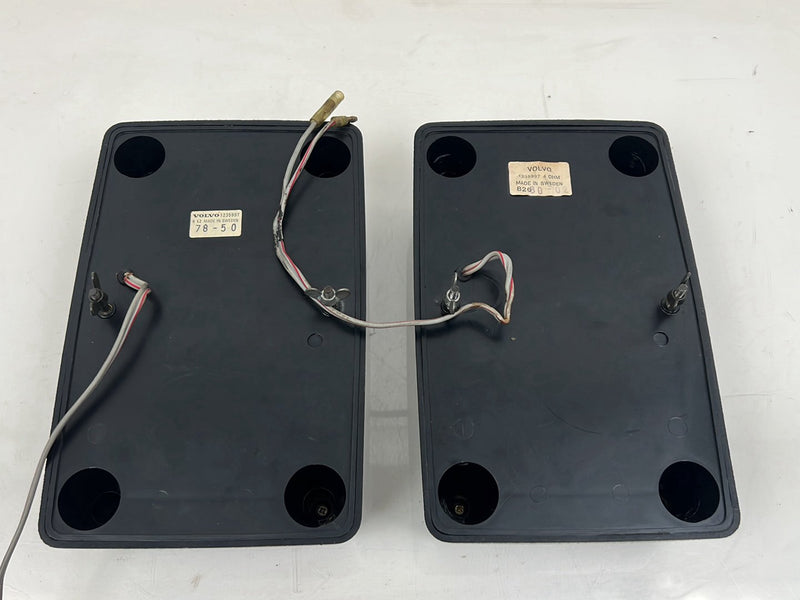 1975-1980 Volvo 244 240 Front Door Right & Left Speaker Set 1235997 OEM