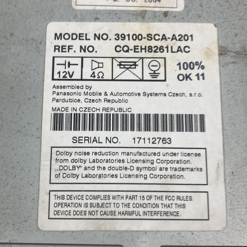 2002-2004 Honda CR-V RD2 Radio CD Changer 39100-SCA-A201 OEM #5116M