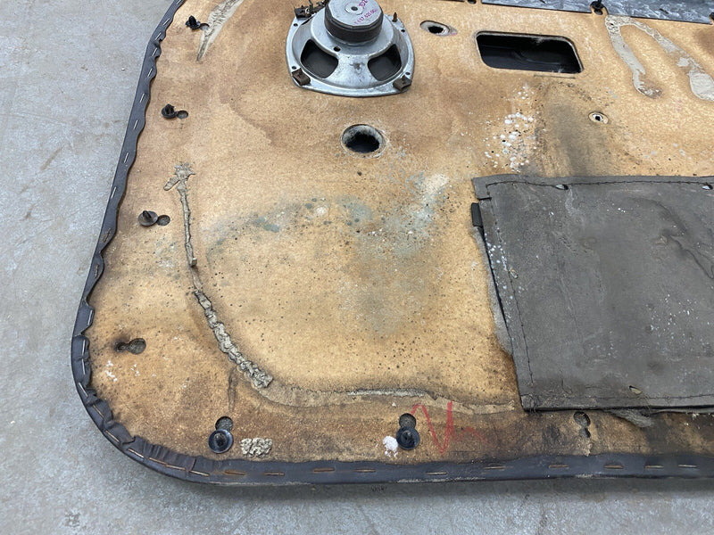 1969-1974 Volvo 144 145 Black Door Card Set of 4 Late Model Trim OEM #2473EJ