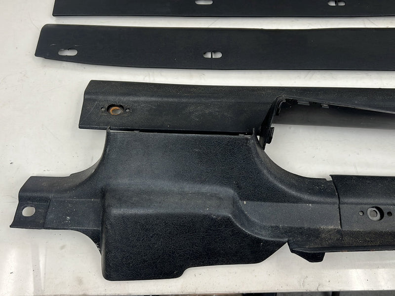 1990-1992 Volvo 740 745 940 Wagon Door Sill Headliner Trim Set Black OEM #6004EM