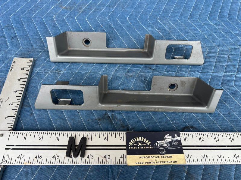1989-1995 Volvo 740 940 Sedan Rear RH & LH Door Handle Trim Pair OEM #3762EM