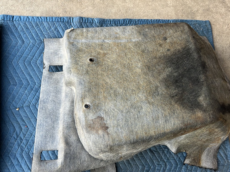 1975-1980 Volvo 244 240 Sedan Only Blue Molded Carpet Set Front Rear OEM #5403EM