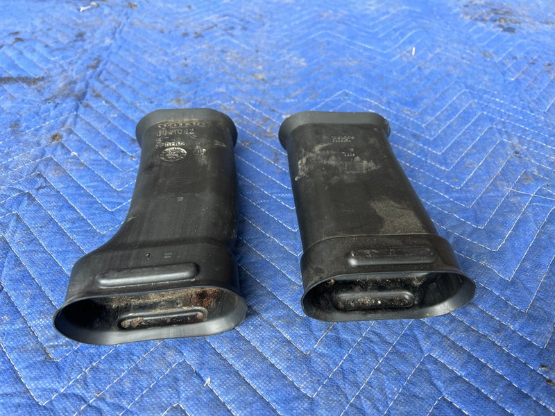 1992-1995 Volvo 940 740 Left & Right Lower Floor Vent Tube Duct Pair OEM #3278EM