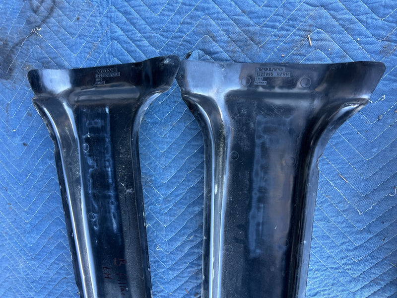 1986-1993 Volvo 240 244 Sedan Left & Right B Pillar Trim Pair 1225995 OE #4376EM