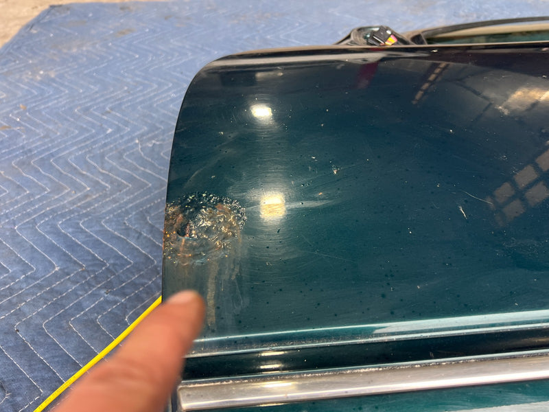 1998-2003 Mercedes W210 E320 Front Driver Left Door Assembly Green OEM #4730EM