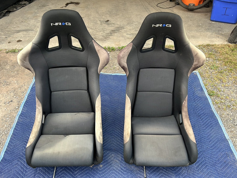 1983-1985 Porsche 944 Front Left Right NRG Racing Bucket Seat Pair OEM #5717EM