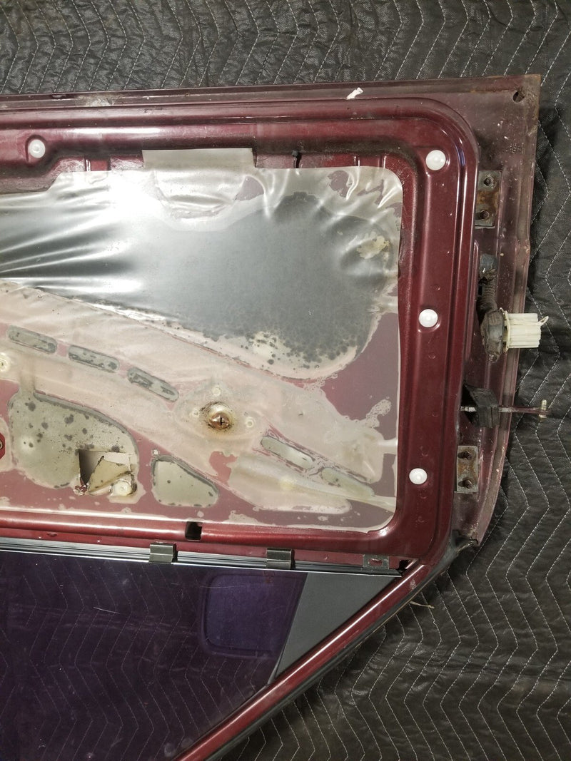 1984-93 BMW E30 318i 325i Front Passenger Right RH Burgundy Door Panel OE #CN601