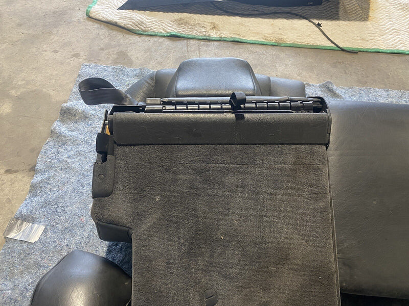 98-00 Volvo V70R V70 Rear Charcoal Gray Leather Seat Set w/ Seat Belts OE #1647E