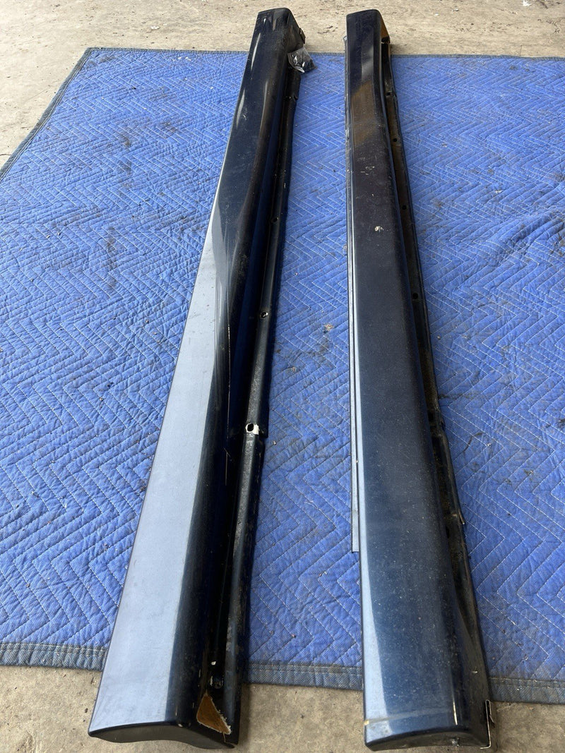 1993-1997 Volvo 850 850R Lower Rocker Panel Trim Pair Blue L & R OEM #4415E