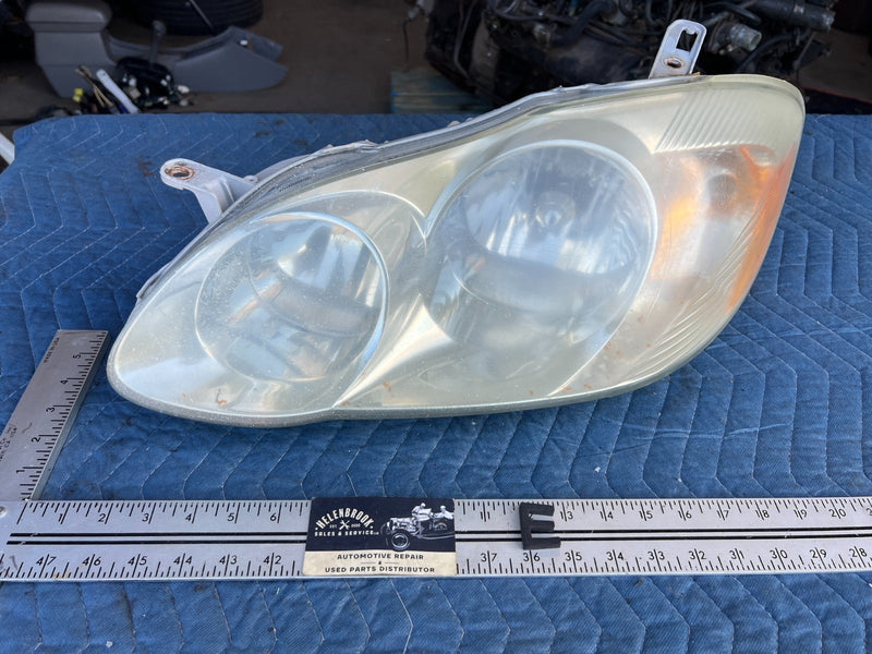 2003-2008 Toyota Corolla Driver Left LH Headlight Lamp Assembly OEM #3323EM
