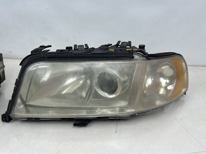 1996-2003 Audi S8 D2 A8 Front Right & Left Headlight Lamp Pair OEM #6514EM