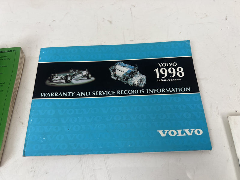 1998 Volvo S70 V70 XC Owners Manual User Guide Booklet Set OEM #6882EM