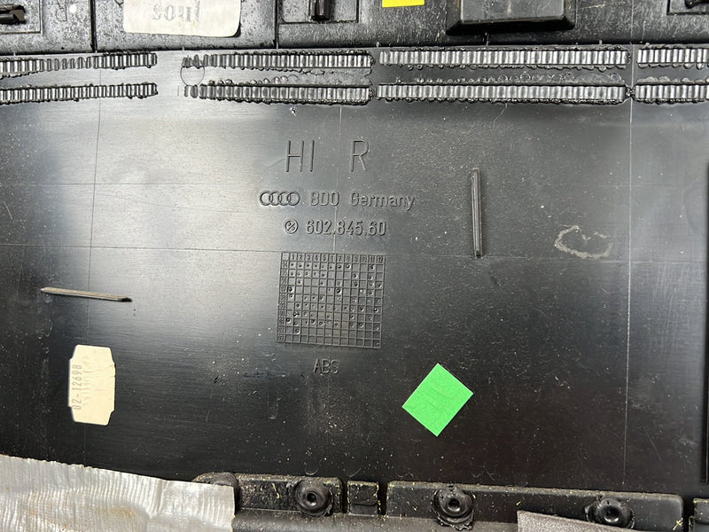 2001-2003 Audi S8 D2 A8 Door Card Trim Panel Set of 4 Black & Tan OEM #6070EM