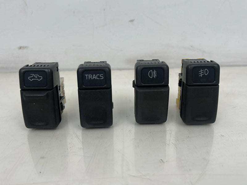 1998-2000 Volvo V70 S70 Fog Light Sunroof TRACS Traction Dash Switch Set OEM