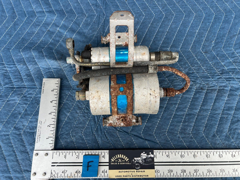 1983-1985 Porsche 944 Fuel Pump & Fuel Filter Mount Bracket Assembly OEM #2537EM