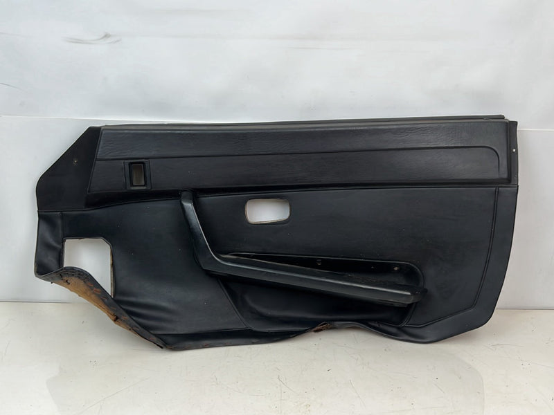 1983-1985 Porsche 944 Left + Right Door Card Panel Pair Black OEM #5706EM